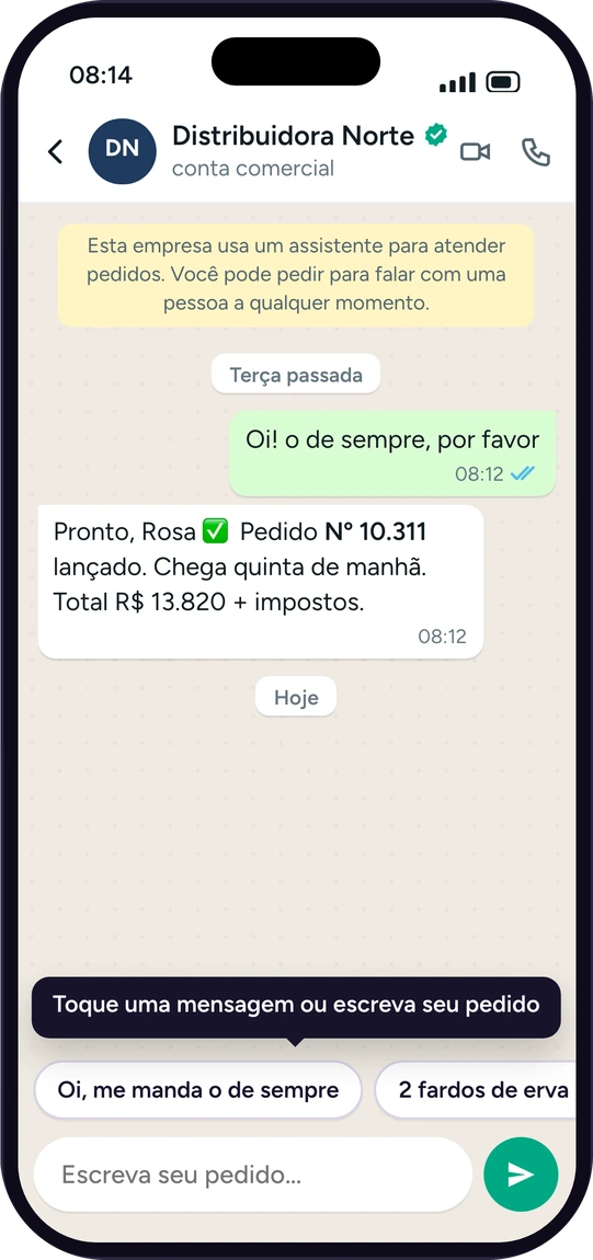 Encargue no celular
